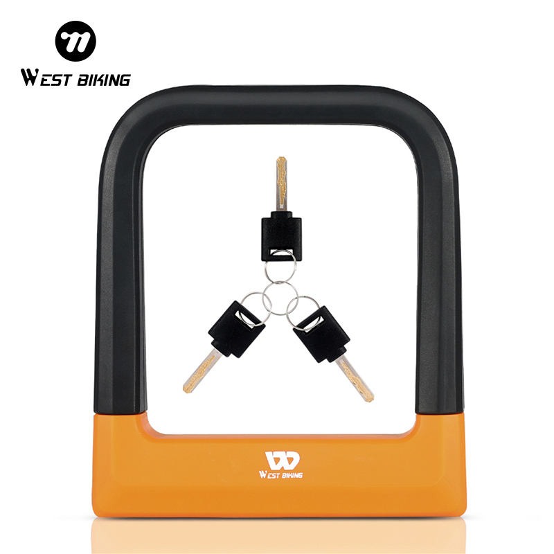 U Lock Heavy Duty - WEST BIKING bicicletta U Lock MTB