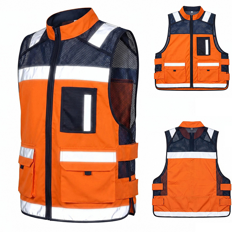 Reflective Vest Cycling - Gilet Riflettente AYGHK per Leader, Gilet