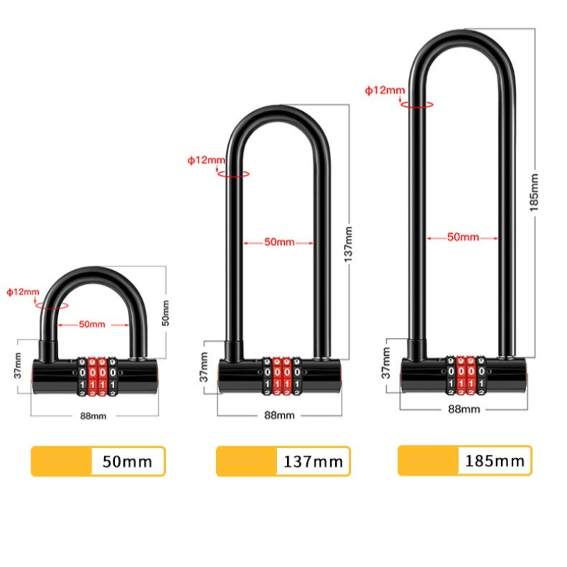 Lucchetto a U Esteso 185mm/173 - U Lock Heavy Duty recensione e prezzo
