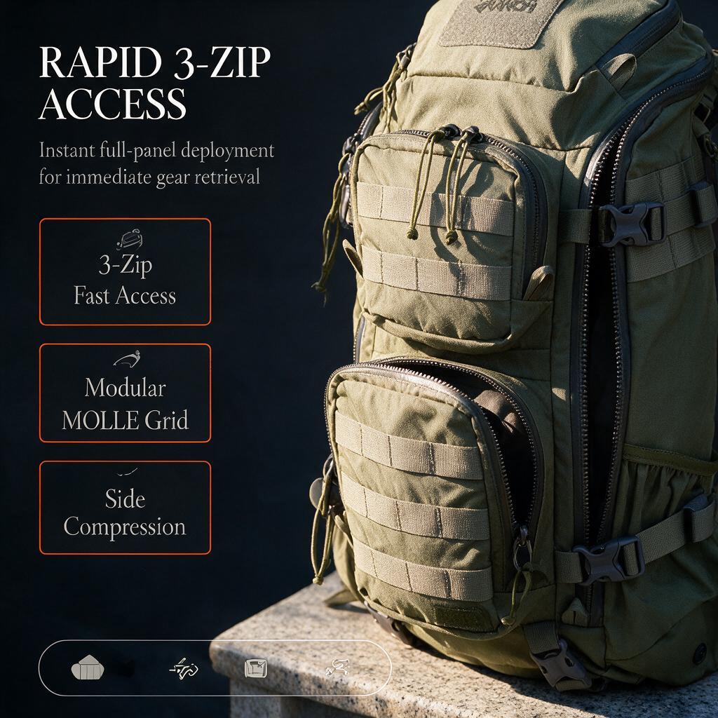 Zaino Tattico Leggero Mystery  - Cycling Commuter Backpack recensione e prezzo