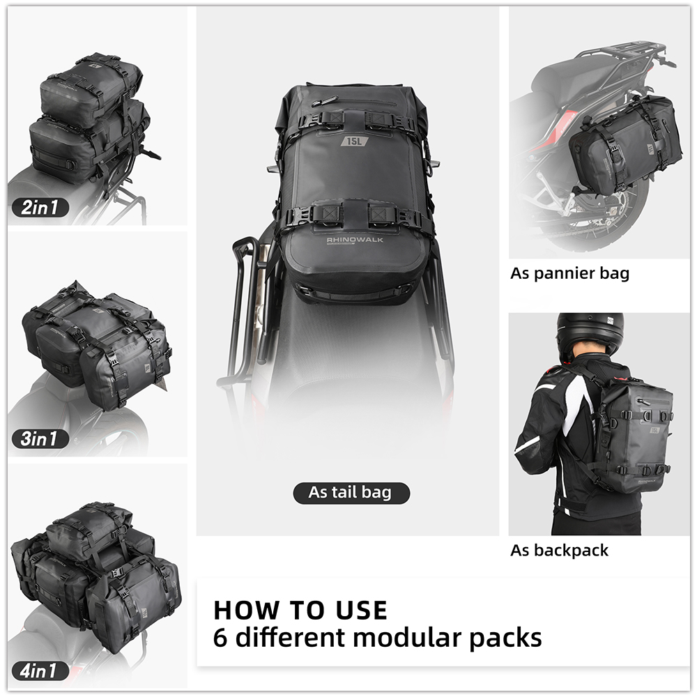 Borsa posteriore per moto Rhin - Cycling Commute Backpack recensione e prezzo