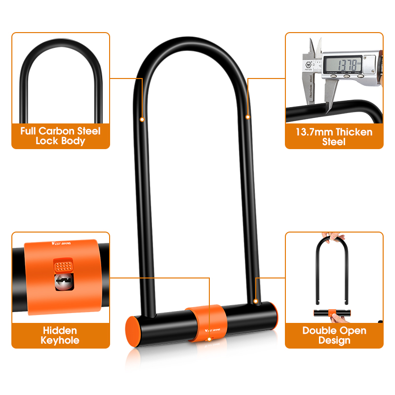 Lucchetto per Bicicletta WEST  - U Lock Heavy Duty recensione e prezzo